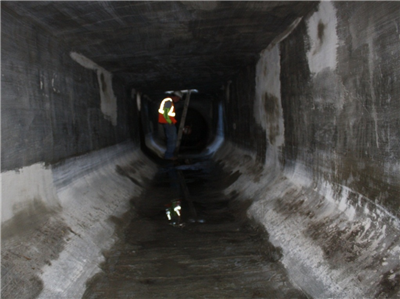 克拉玛依大断面隧道涵洞人工喷涂修复